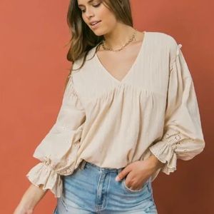 Eyelet Lace Top - New